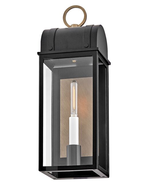 Campbell 10660BK-BU - New Medium Wall Mount Lantern - Black