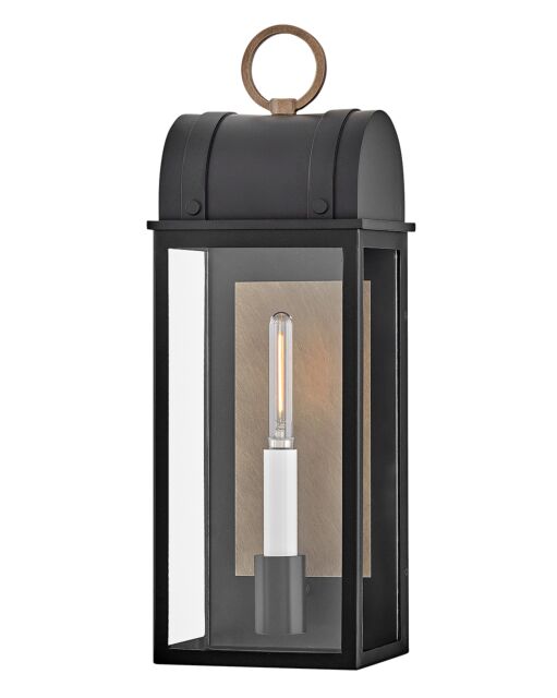 Campbell 10660BK-BU - New Medium Wall Mount Lantern - Black