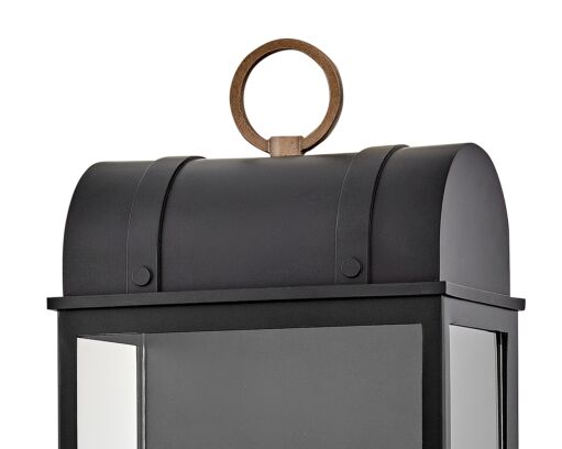 Campbell 10665BK-BU New Large Wall Mount Lantern - Black