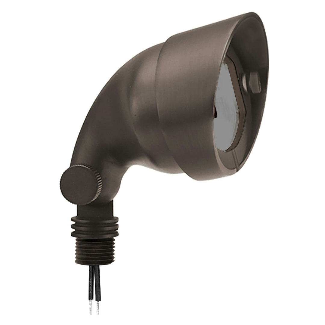 Landscape Flood Light - Small Round, 12V - Bronze