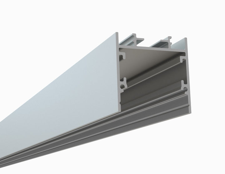 LED Channel - 435ASL - Surface / Pendant, 8 ft - Silver