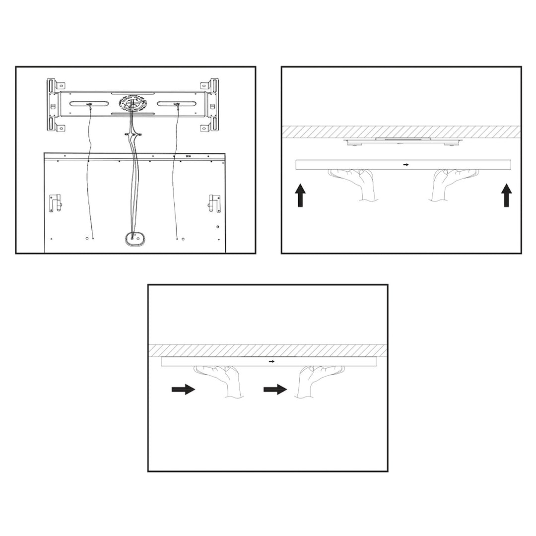 1x2 Surface Mount LED Panel: Internal-Line 5-CCT Select 22W - White