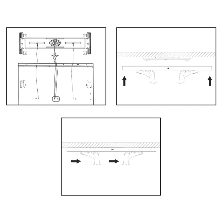 1x2 Surface Mount LED Panel: Internal-Line 5-CCT Select 22W - White