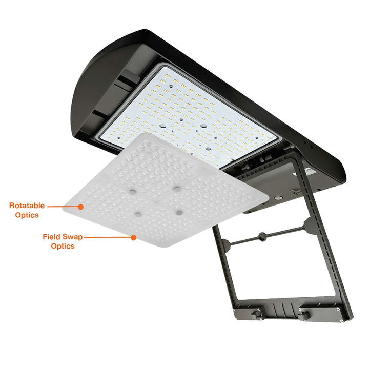 Large Area Light: Optic-Line, 3-CCT & 5-Power Select 50W/75W/100W/125W/150W - Bronze