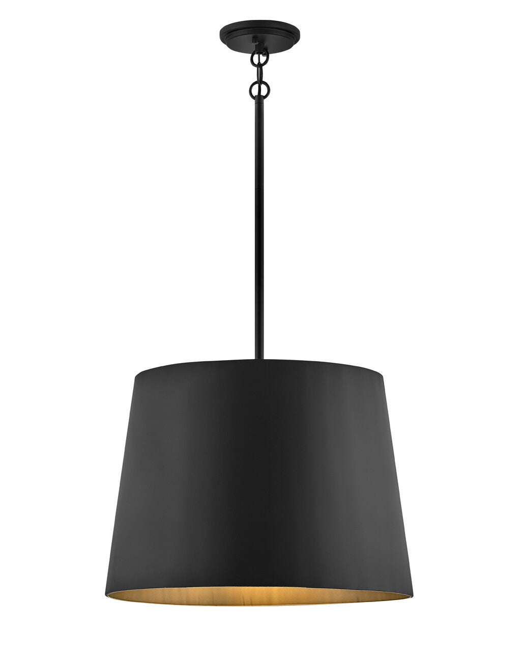 Alder 11154BK - Large Hanging Pendant - Black