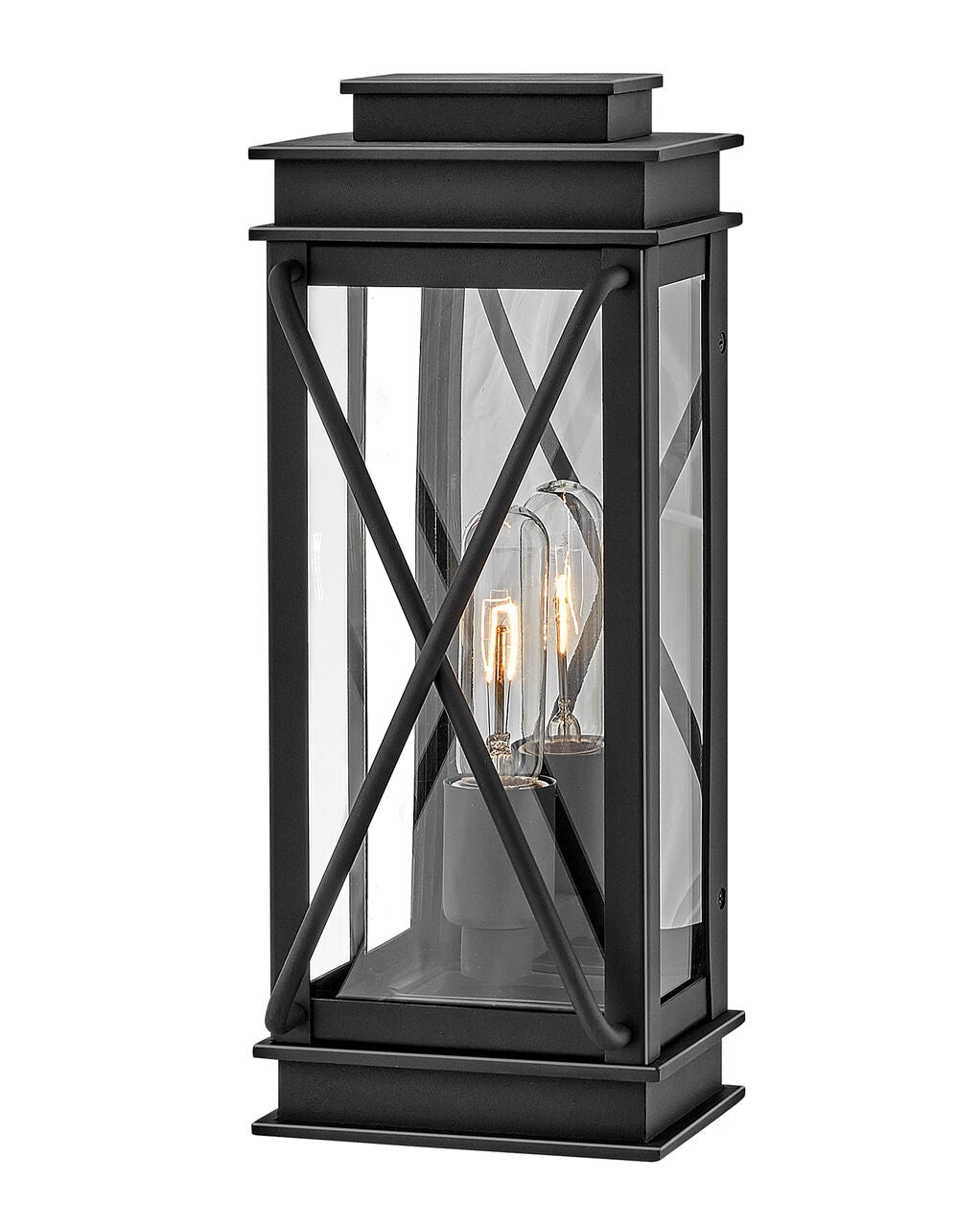 Montecito 11190MB - Medium Wall Mount Lantern - Black