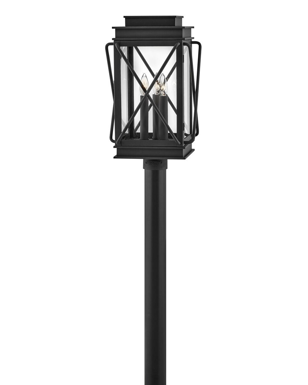 Montecito 11191MB - Medium Post Top or Pier Mount Lantern - Black