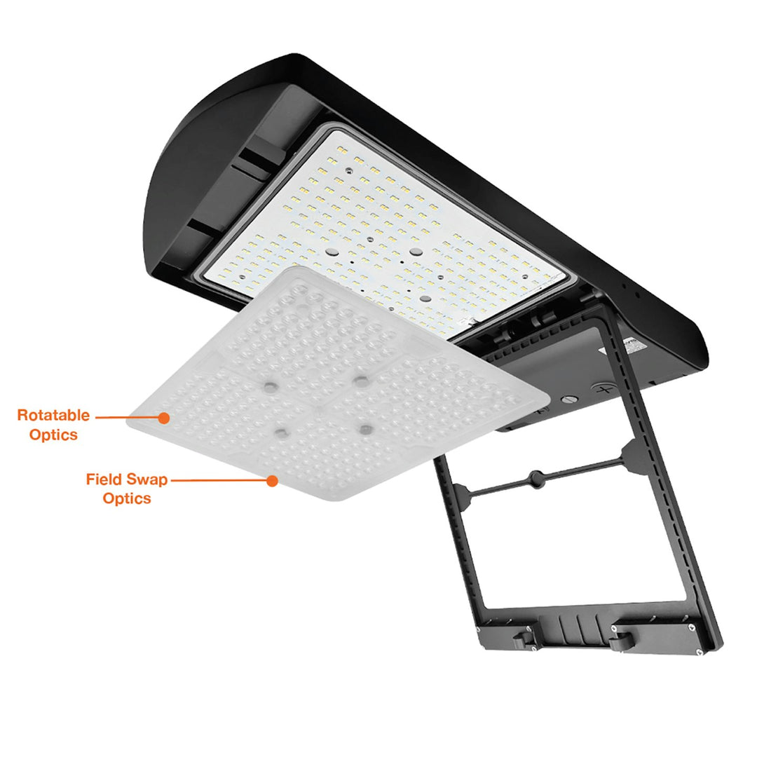 Large Area Light: Optic-Line, 3-CCT & 5-Power Select 50W/75W/100W/125W/150W - Black