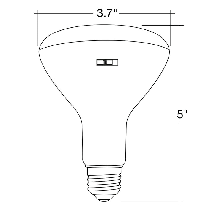 LED-BR30 Series: 5-CCT LED Bulbs 8W