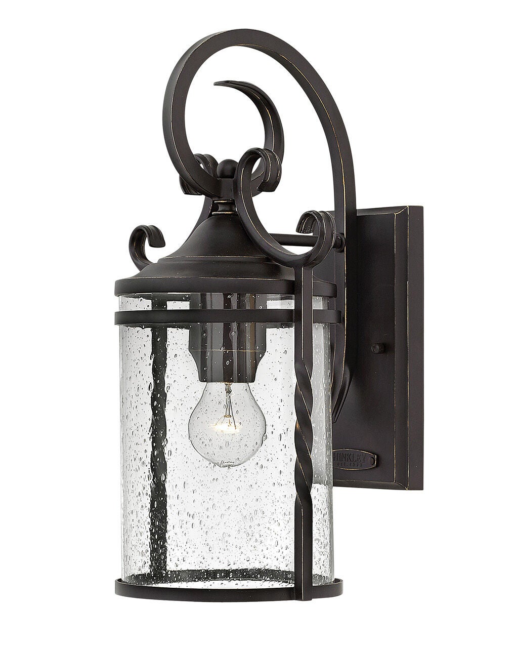 Casa 1144OL-CL - Medium Wall Mount Lantern - Black