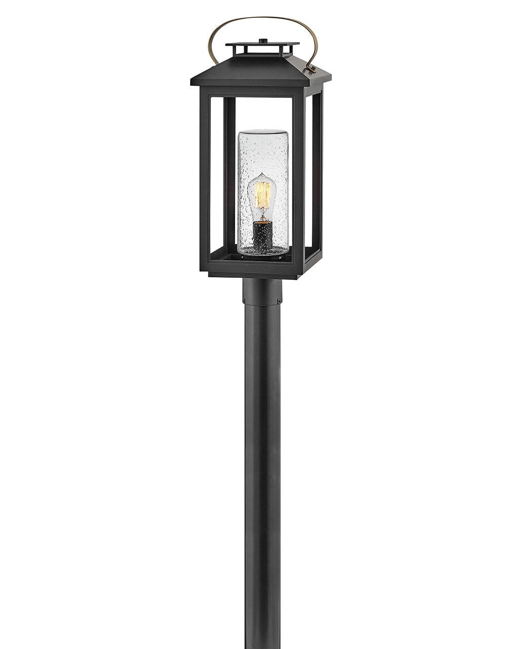 Atwater 1161BK-LV - Large Post Top or Pier Mount Lantern 12v - Black