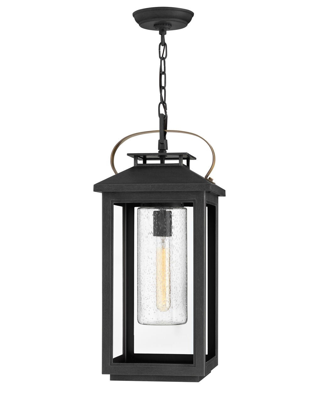 Atwater 1162BK-LV - Large Hanging Lantern 12v - Black