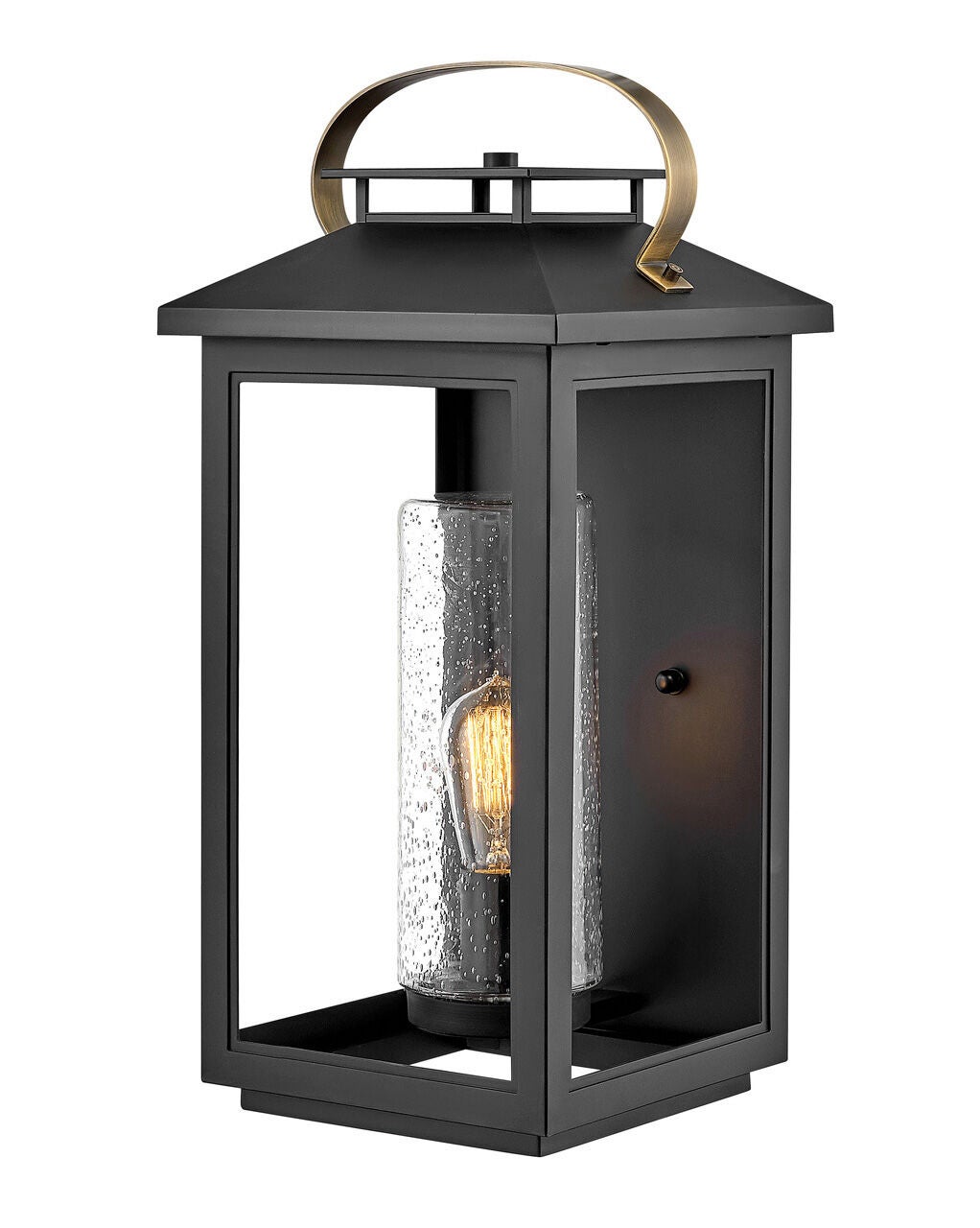 Atwater 1165BK - Large Outdoor Wall Mount Lantern - Black