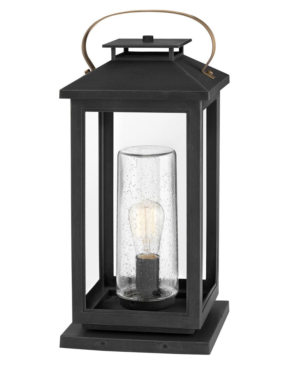 Atwater 1167BK-LL - Large Pier Mount Lantern - Black