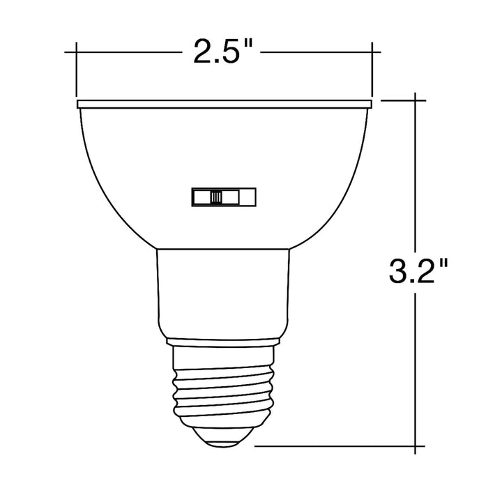 PAR20 Series: 5-CCT LED Bulb, 7W