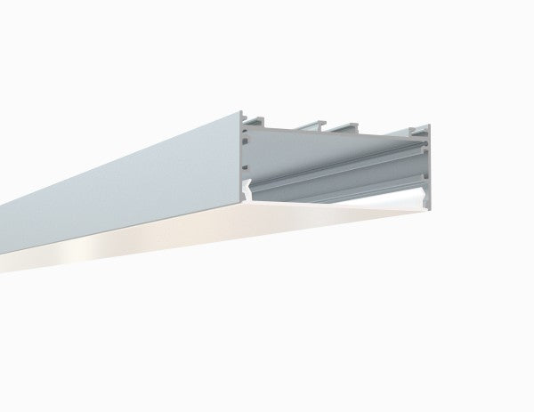 LED Channel - 1080ASL - Surface / Pendant, 10 ft - Silver