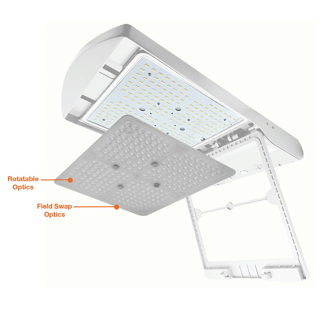 Large Area Light: Optic-Line, 3-CCT & 5-Power Select 50W/75W/100W/125W/150W, High Voltage- White