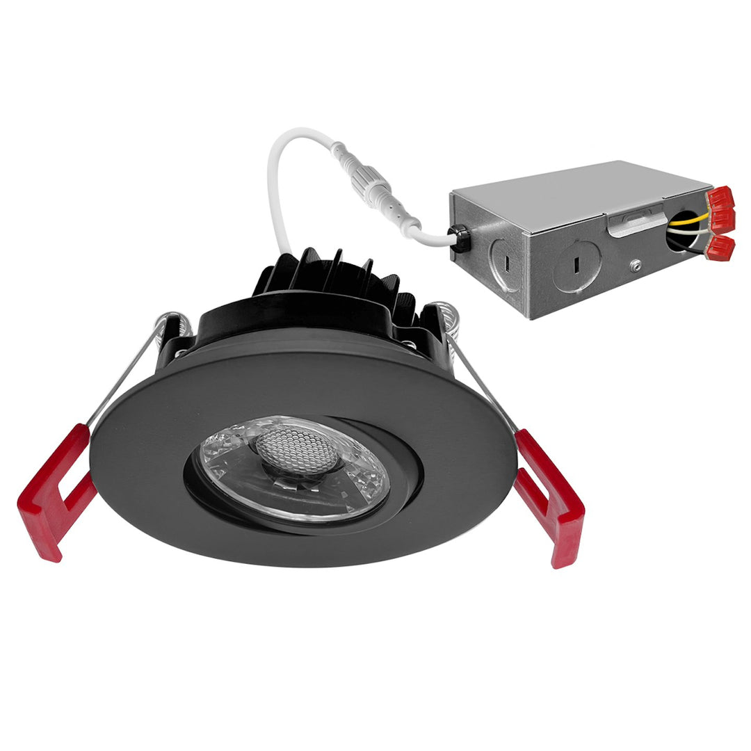 3" Gimbal Downlight: SnapTrim-Line Warm Dimming 6W - White