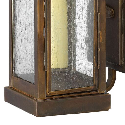 Revere 1180SN - Small Wall Mount Lantern - Brown