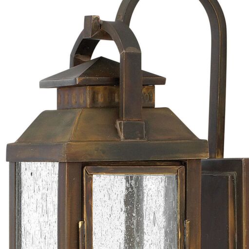 Revere 1180SN - Small Wall Mount Lantern - Brown