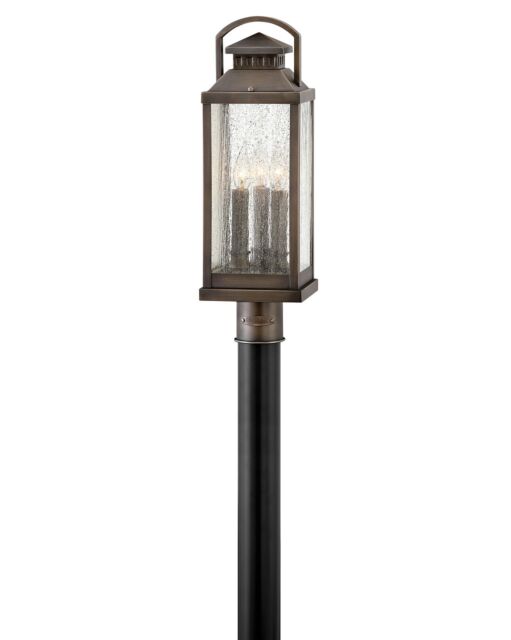 Revere 1181BLB - Medium Post or Pier Mount Lantern - Black