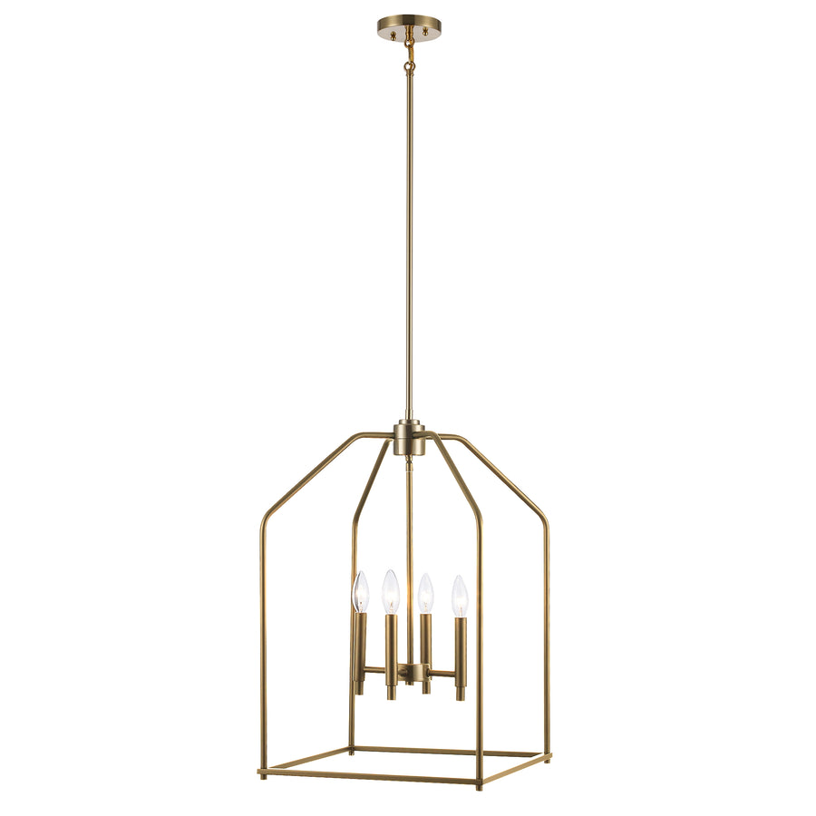 Birdy 4 - Light Caged Pendant - Antique Gold | 11834-16 AG
