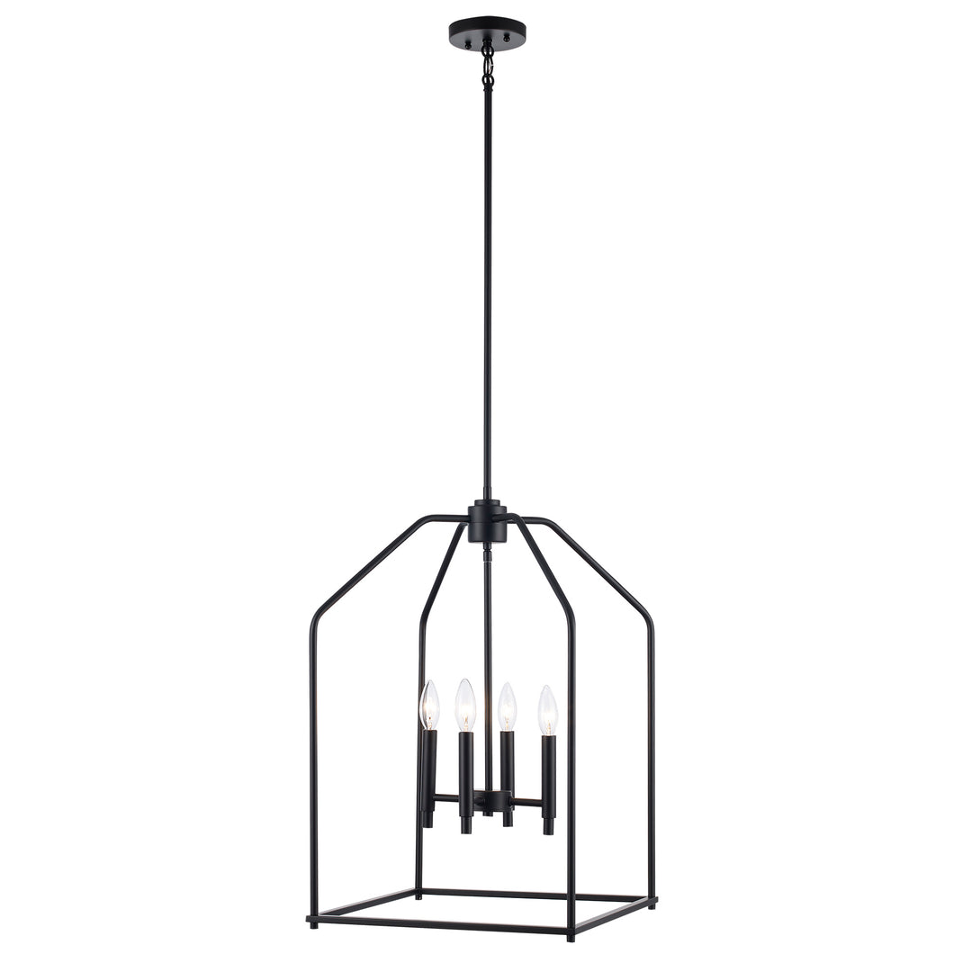 Birdy 4 - Light Caged Pendant - Black | 11834-16 BK