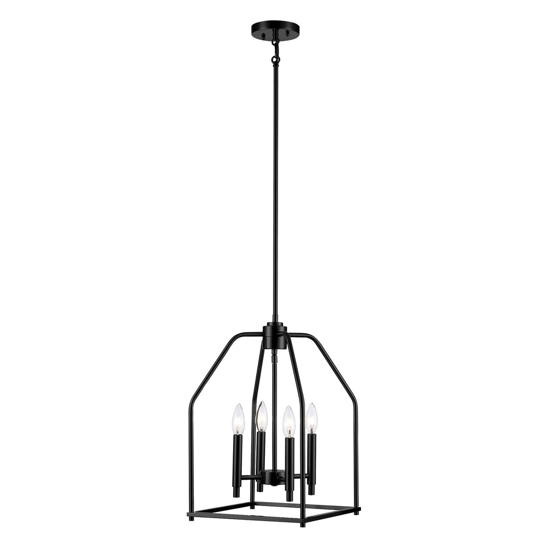 Birdy 4 - Light Caged Pendant - Black | 11834 BK