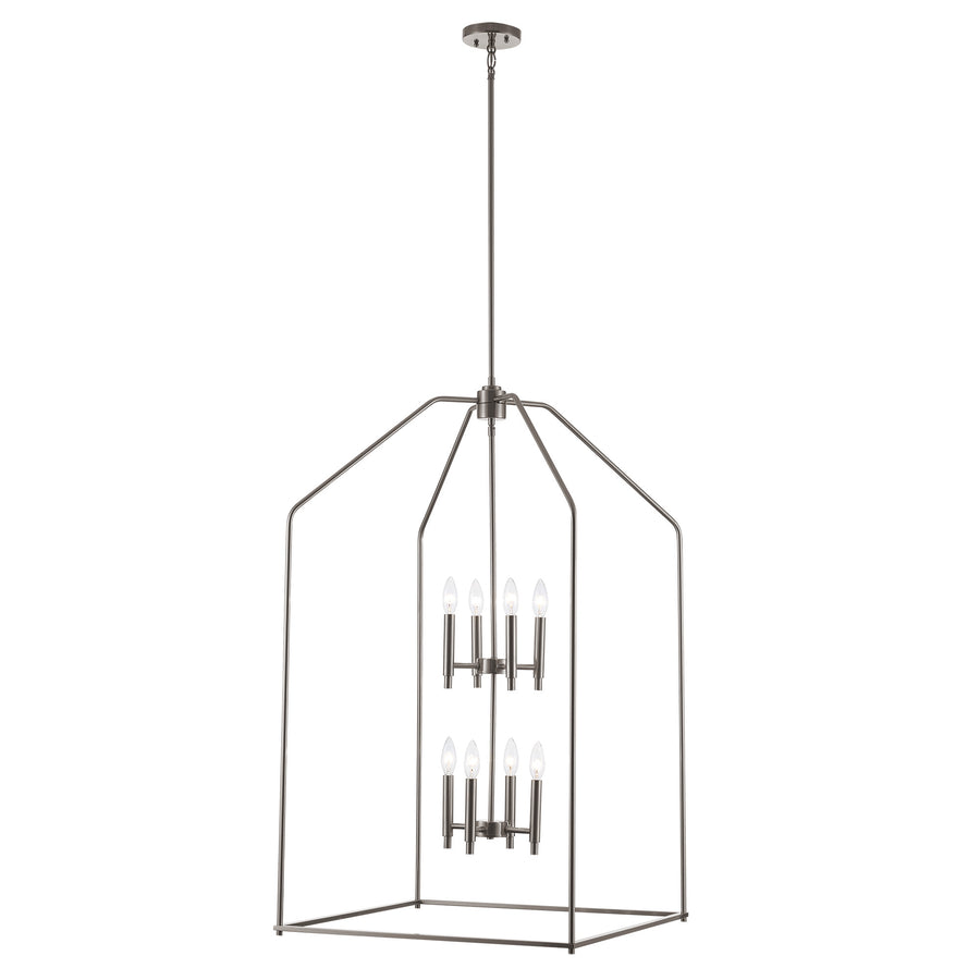 Birdy 8 - Light 2 tier Large Pendant - Brushed Nickel | 11838-24 BN