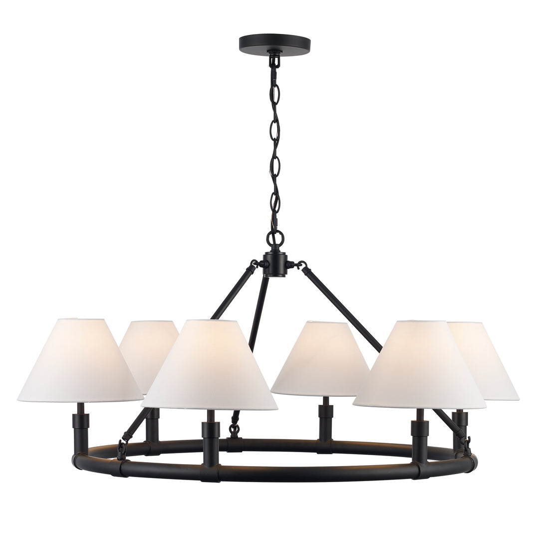 Fable 6 - Light Round Chandelier - Black | 11846 BK