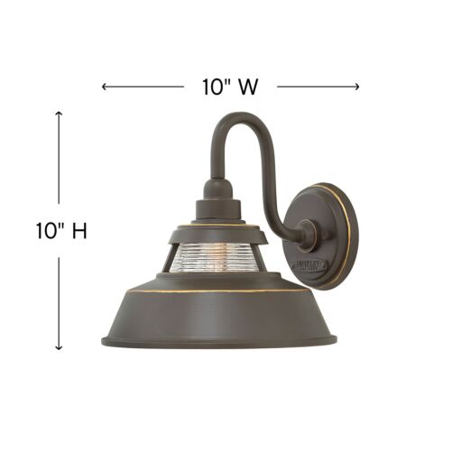 Troyer 1194OZ - Medium Wall Mount Sconce - Oil Rubbed Bronze