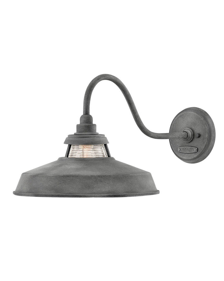 Troyer 1195DZ - Large Wall Mount Lantern - Grey