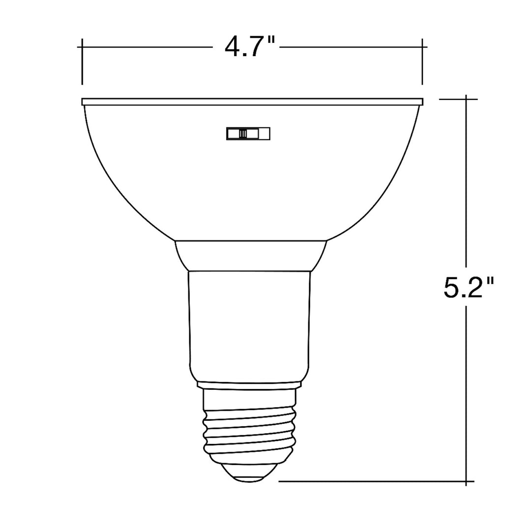 PAR38 Series: 5-CCT LED Bulb, 13W