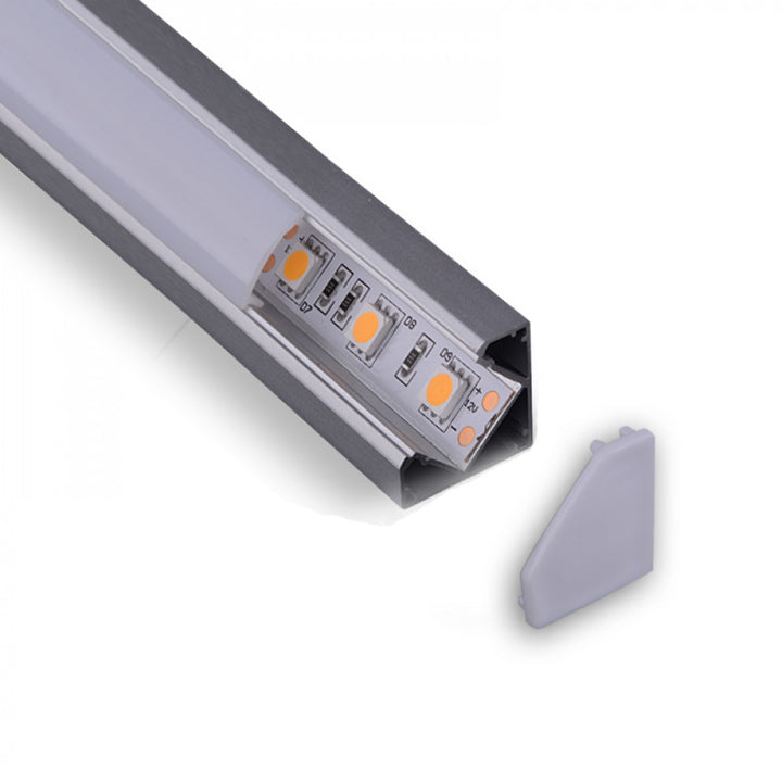 Richee Lighting - 13/16" Angled Led Aluminum Channel