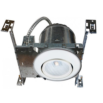 6" IC LED Recessed Emergency Back-up, White