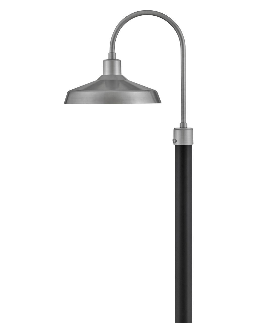 Forge 12071AL - Large Post Top or Pier Mount Lantern - Grey