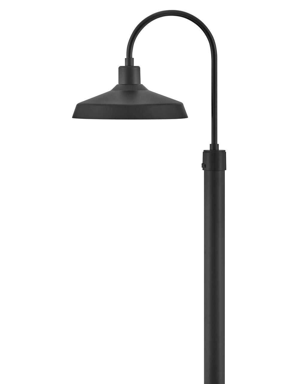 Forge 12071BK - Large Post Top or Pier Mount Lantern - Black