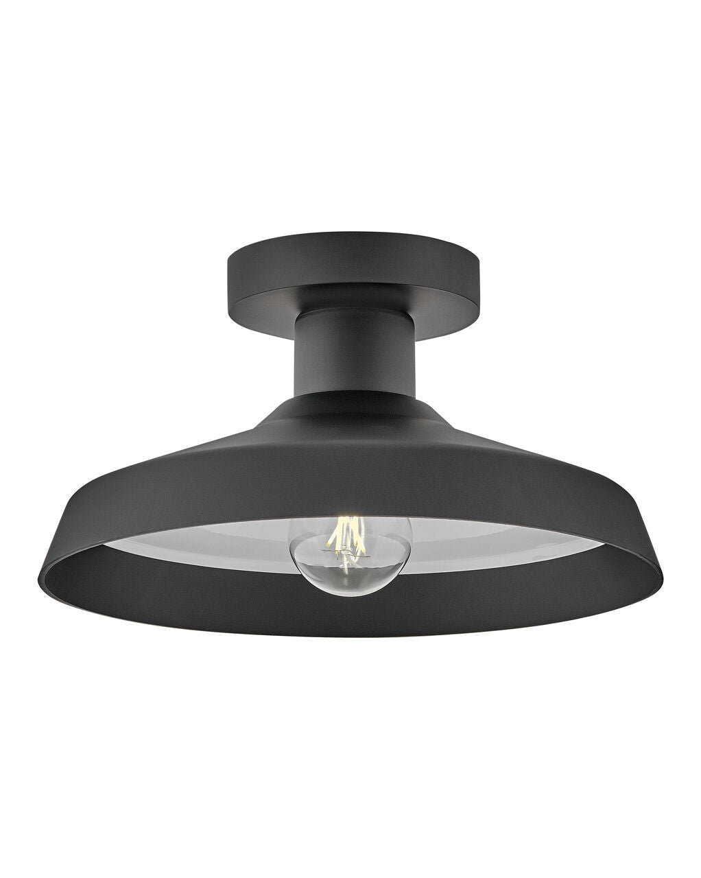 Forge 12072BK - Small Flush Mount - Black