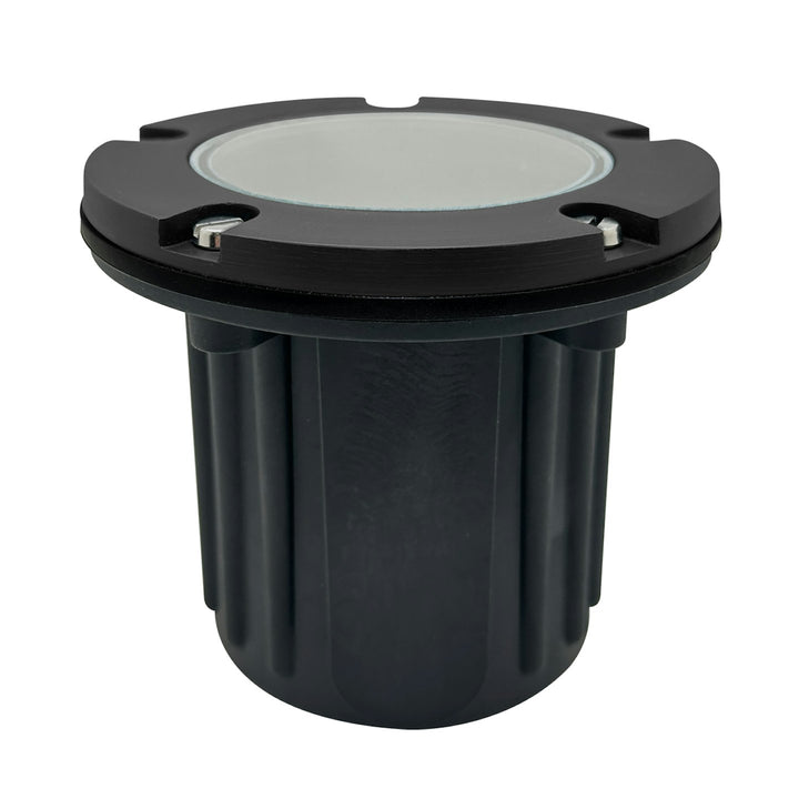 In Ground Light - Flat Open Lens, 12V - Brass Black