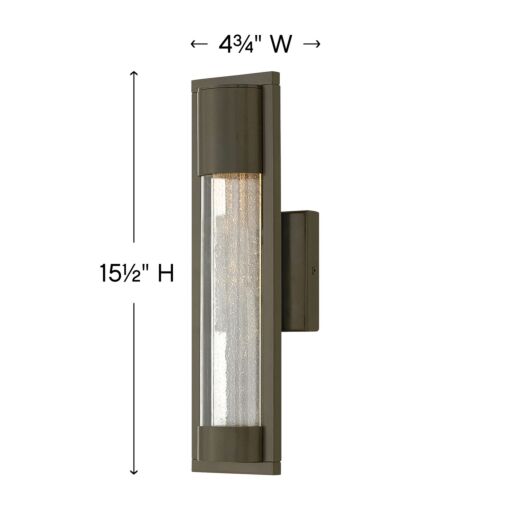 Mist 1220BZ - Small Wall Mount Lantern - Bronze