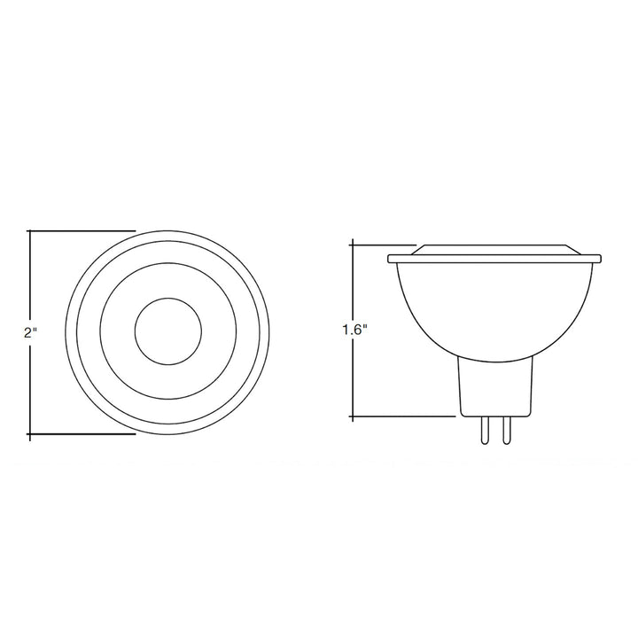 MR16 LED: Lux-Line 27k 5W