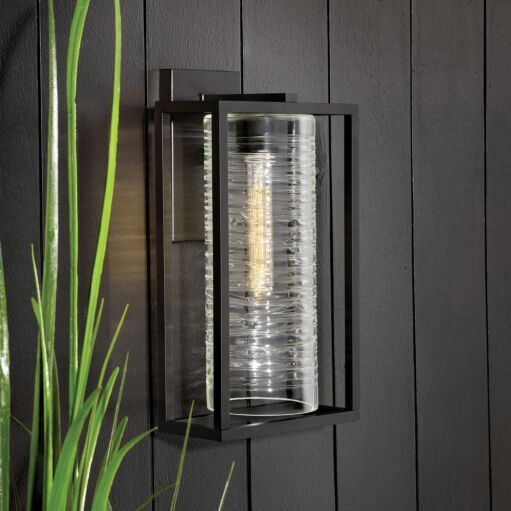 Pax 1254SK - Medium Wall Mount Lantern - Black