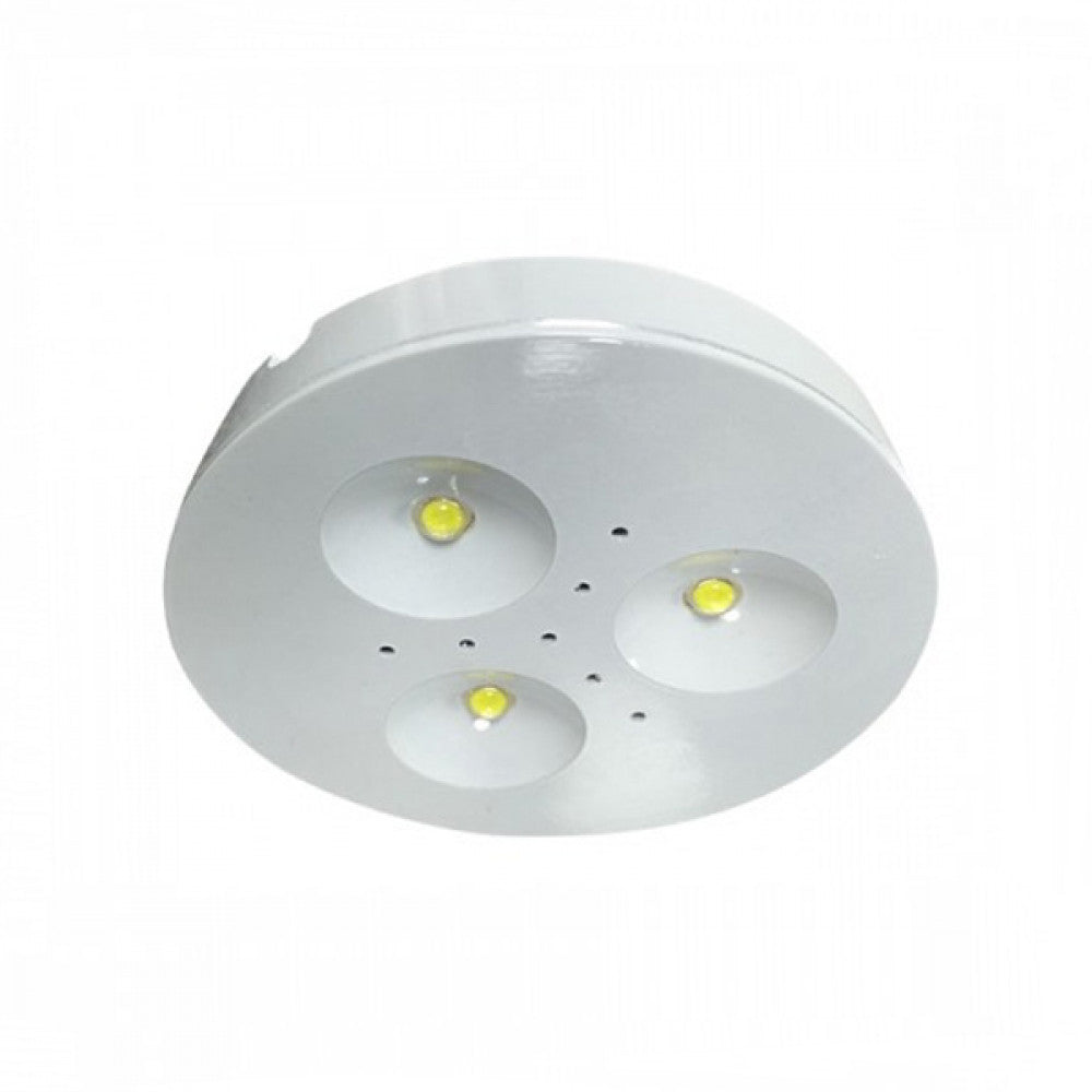 Richee Lighting - LED Spot Puck Light, 3W, 6000K - White