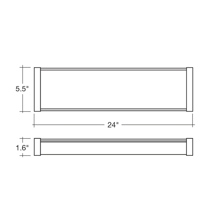 2 FT Frosted Wrap 6-CCT + 3-Power Selectable 24W/20W/16W - White