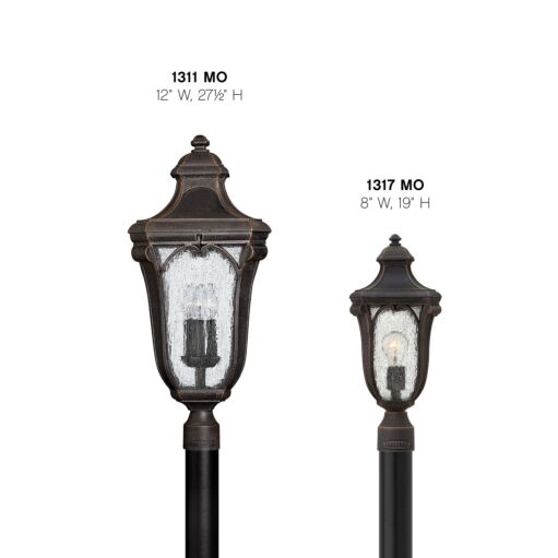 Trafalgar 1311MO - Large Post Top or Pier Mount Lantern - Brown