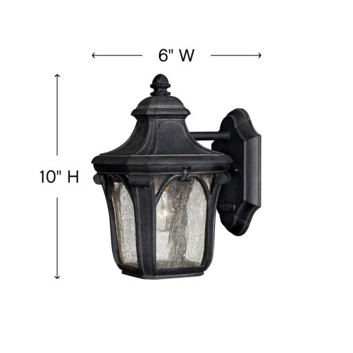 Trafalgar 1316MB Extra Small Wall Mount Lantern - Black