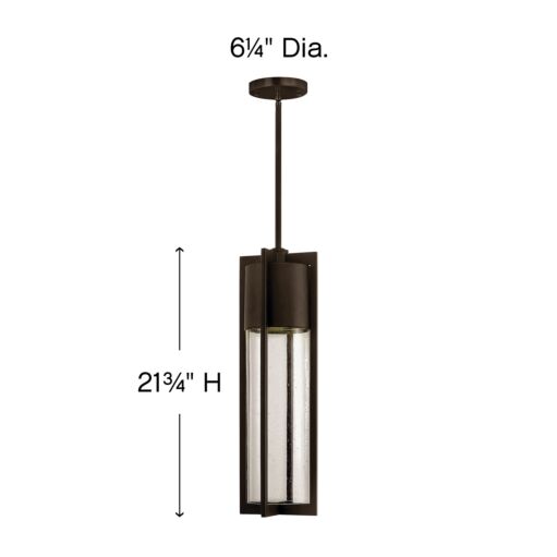 Shelter 1322KZ Medium Hanging Lantern - Bronze