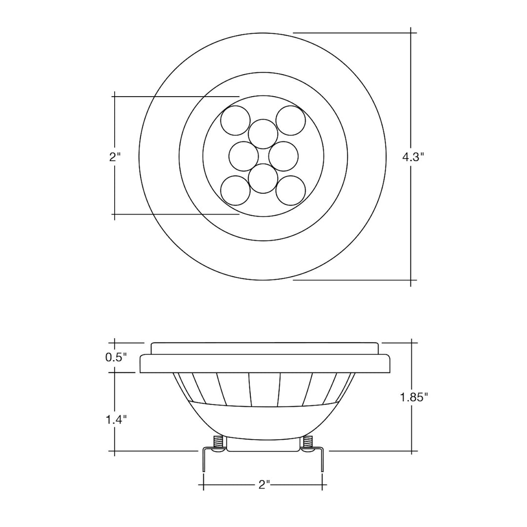 PAR36: Lux-Line 13W CCT-27k