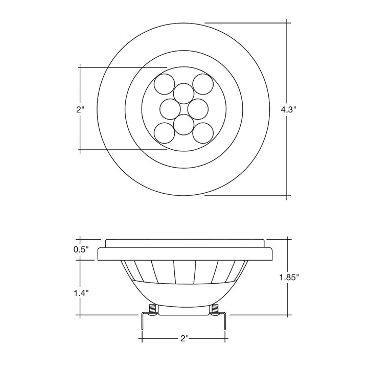 PAR36: Lux-Line 13W CCT-27k