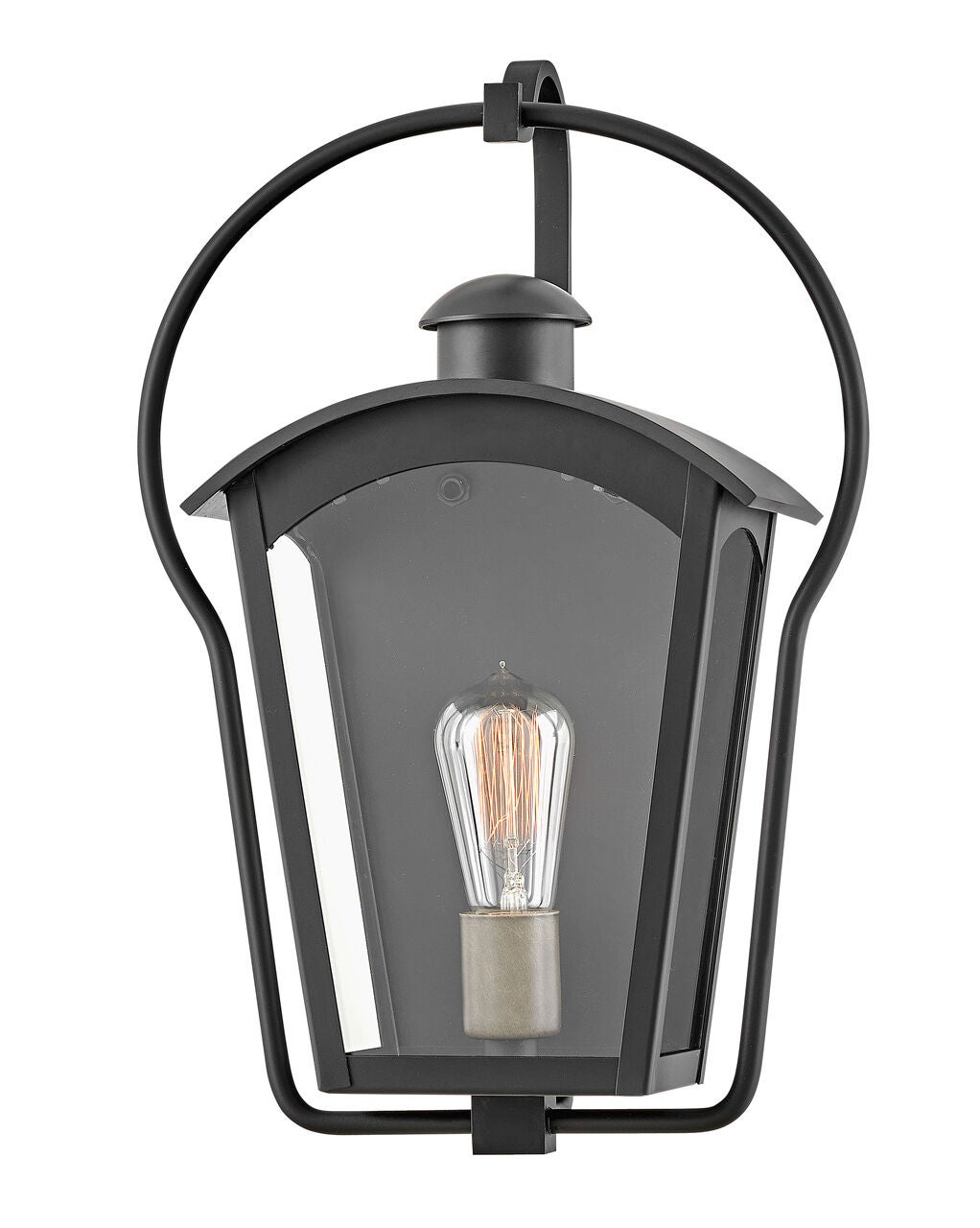 Yale 13300BK - Medium Wall Mount Lantern - Black